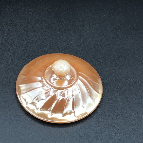 Anchor Hocking Fire King dinnerware cream and sugar set Peach - Picture 8 of 10